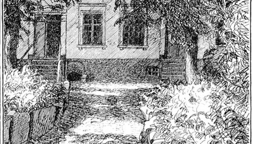 Stregtegning af Søbygaard