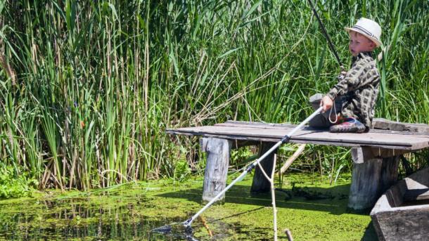 Børneaktiviteter ved Søbygaard på Ærø
