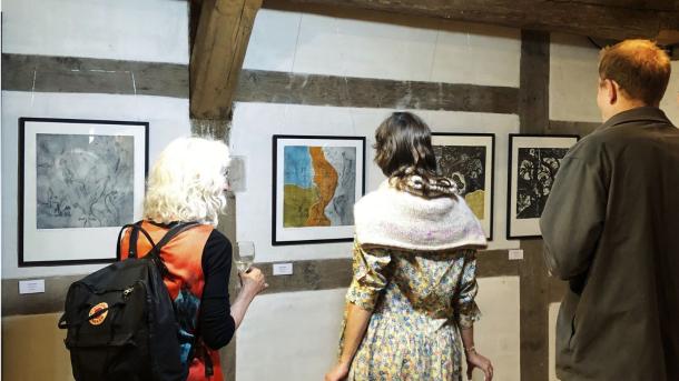 Kuntsudstilling i galleriet