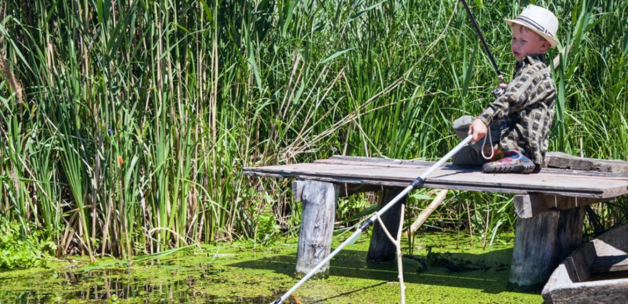 Børneaktiviteter ved Søbygaard på Ærø